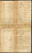 Les onze articles de la capitulation de Québec demandés par Ramezay, approuvés par l'amiral Sir Charles Saunders et le général George Townshend