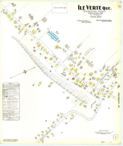Ile Verte, Que. Temiscouata County [document cartographique] / Chas. E. Goad
