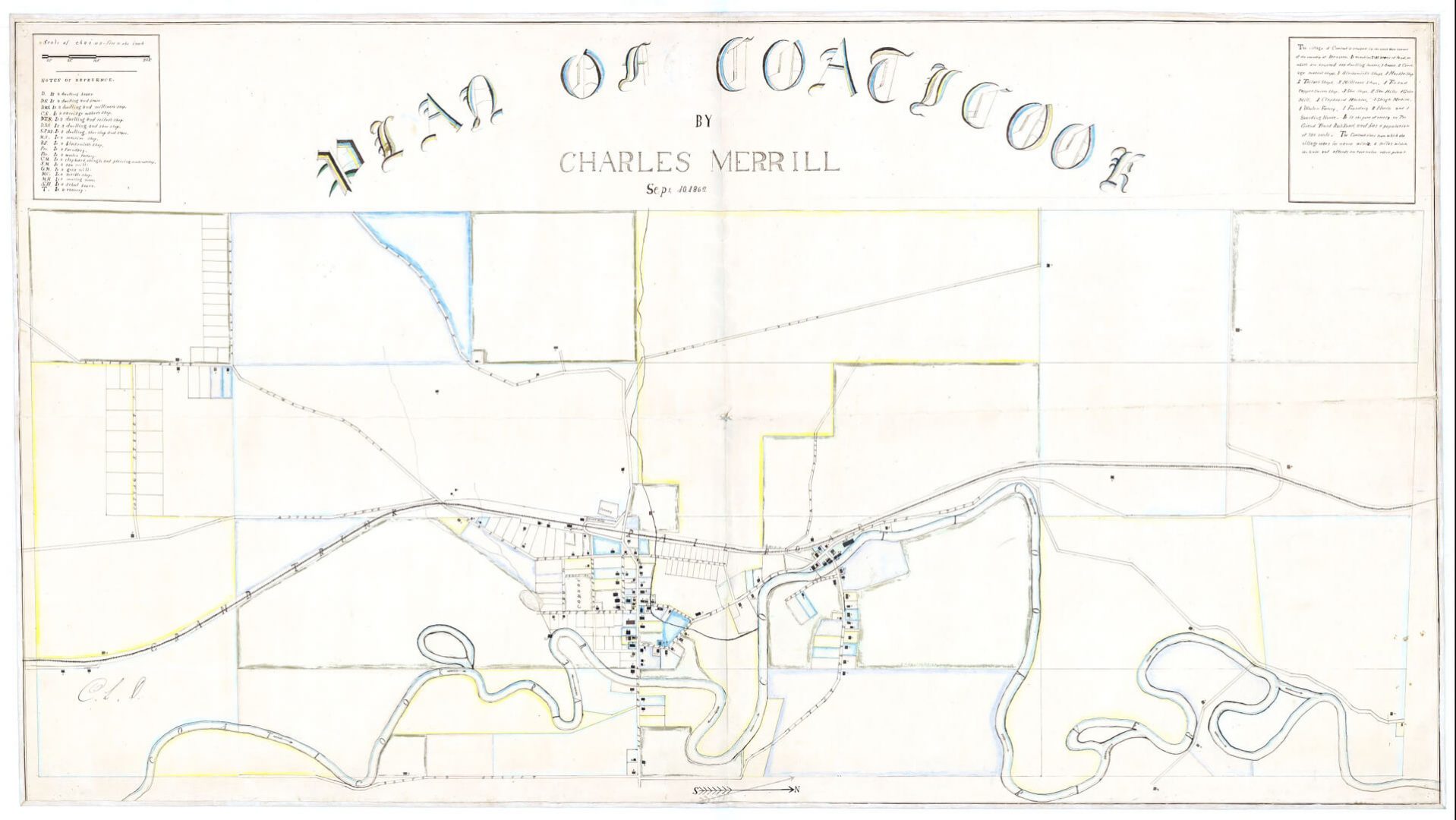 Plan of Coaticook.