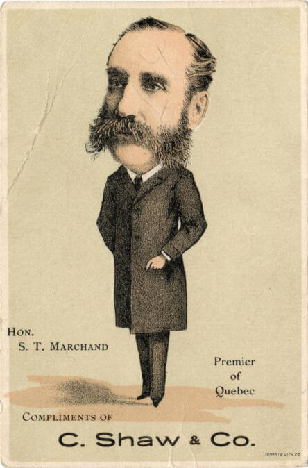 Caricature de [S.T.] Marchand
