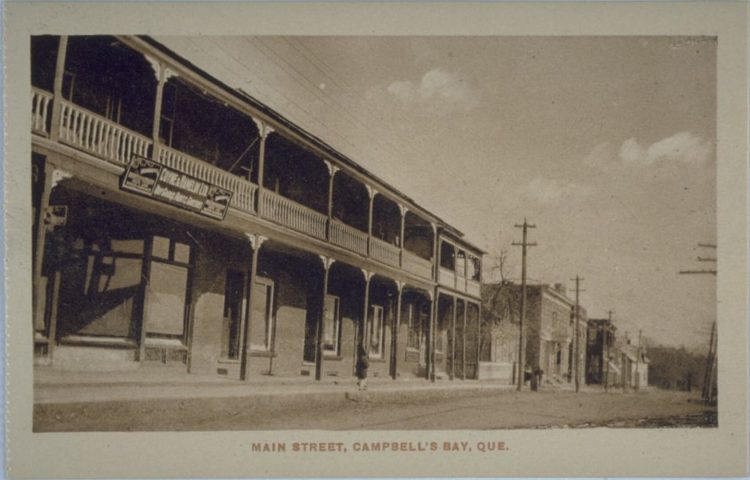 Main street, Campbell’s Bay, Que.