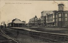 Vue de la gare G.T. No. 1, Victoriaville [image fixe]