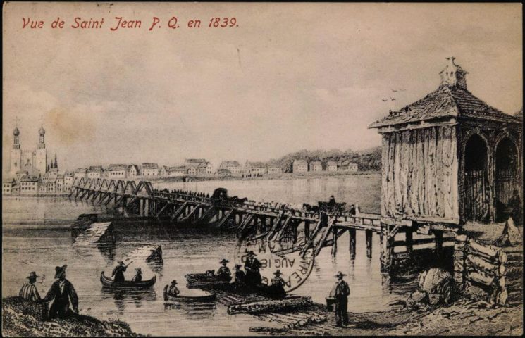 Vue de Saint Jean, P.Q. en 1839 [image fixe]