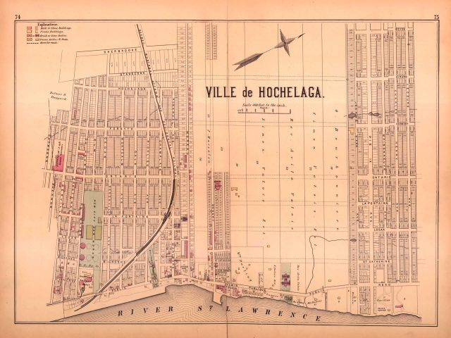 Atlas of the city and island of Montreal, including the counties of Jacques Cartier and Hochelaga from actual surveys, based upon the cadastral plans deposited in the office of the Department of Crown Lands / [document cartographique] ; by and under the supervision of H.W. Hopkins…