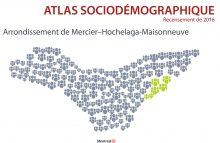 Atlas sociodémographique, recensement de 2016 : arrondissement de Mercier-Hochelaga-Maisonneuve / une publication de Montréal en statistiques, Service du développement économique, Ville de Montréal