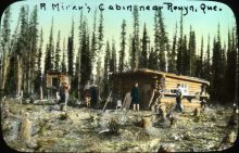 A miner's cabin near Rouyn, Québec