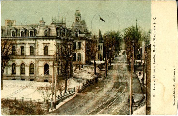 Commercial Street looking North – Sherbrooke, P.Q